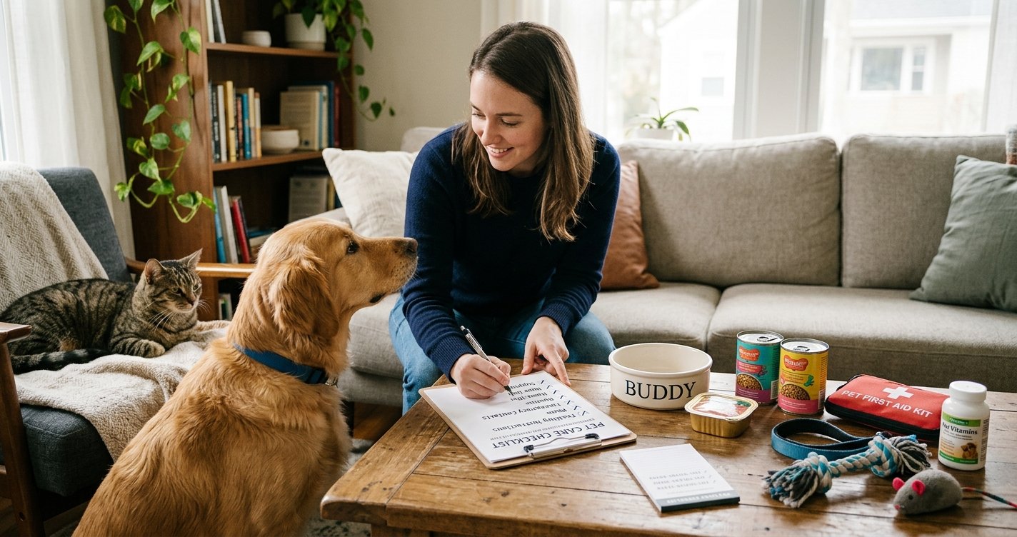 Pet Care Checklist Before Leaving Your Pet With a Sitter